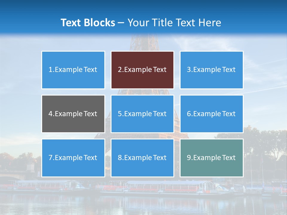 Bateau France Tourisme PowerPoint Template