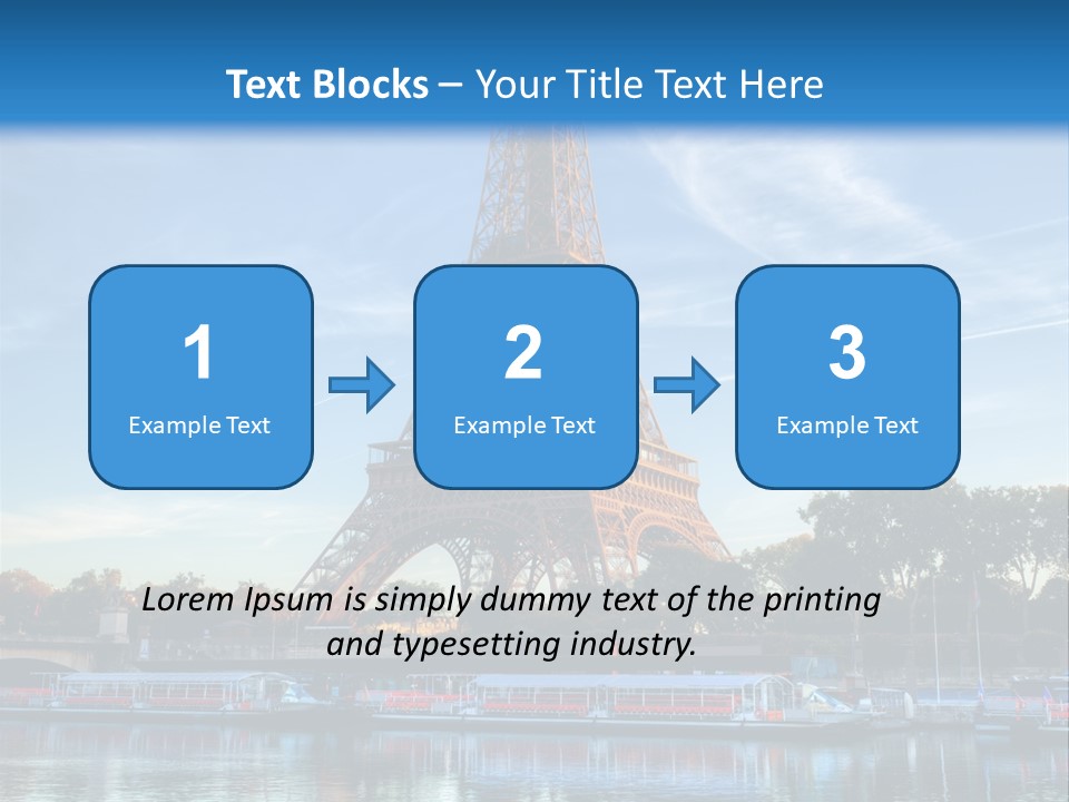 Bateau France Tourisme PowerPoint Template