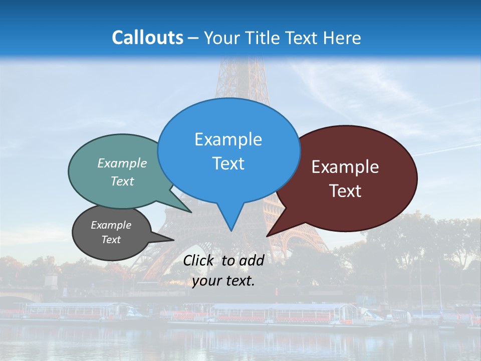 Bateau France Tourisme PowerPoint Template