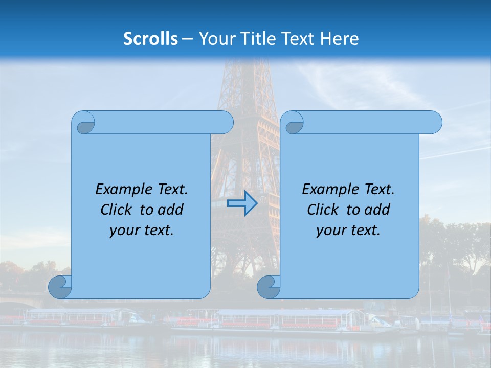 Bateau France Tourisme PowerPoint Template