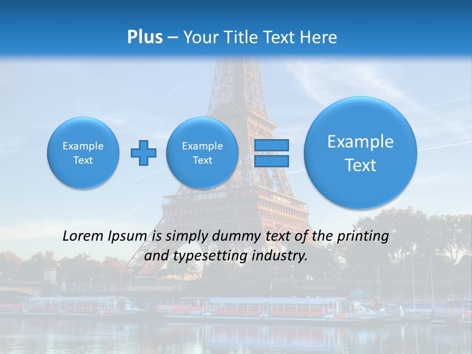 Bateau France Tourisme PowerPoint Template