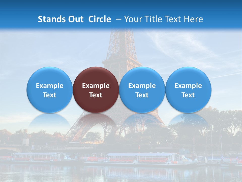 Bateau France Tourisme PowerPoint Template