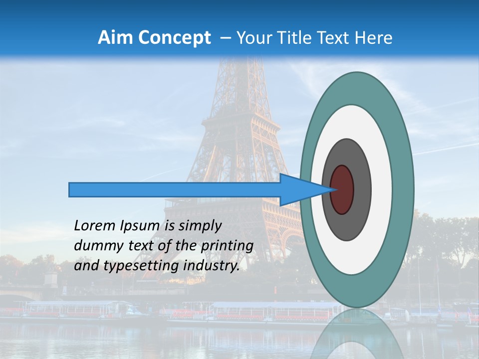 Bateau France Tourisme PowerPoint Template