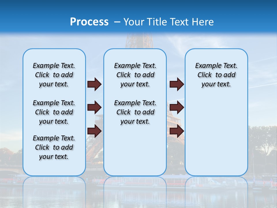 Bateau France Tourisme PowerPoint Template