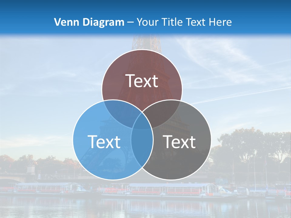 Bateau France Tourisme PowerPoint Template