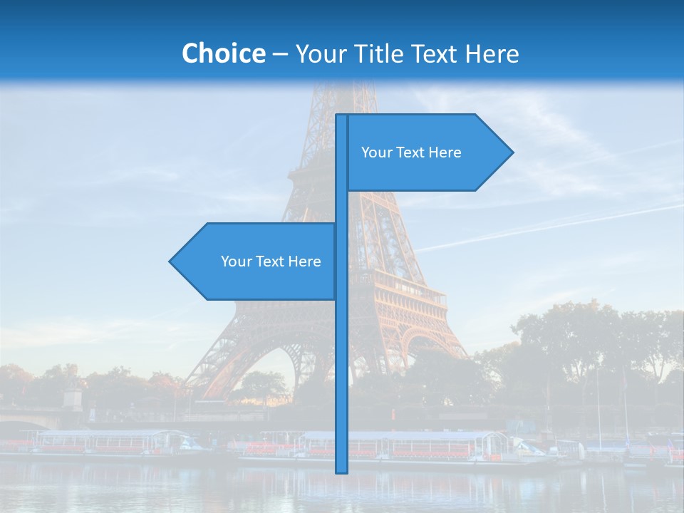 Bateau France Tourisme PowerPoint Template