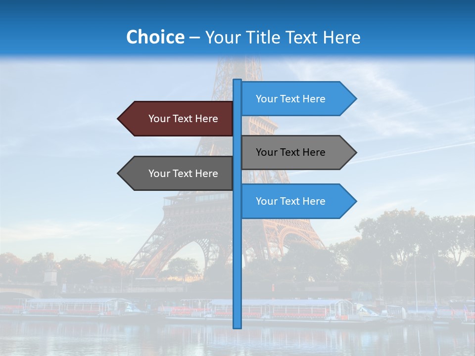 Bateau France Tourisme PowerPoint Template