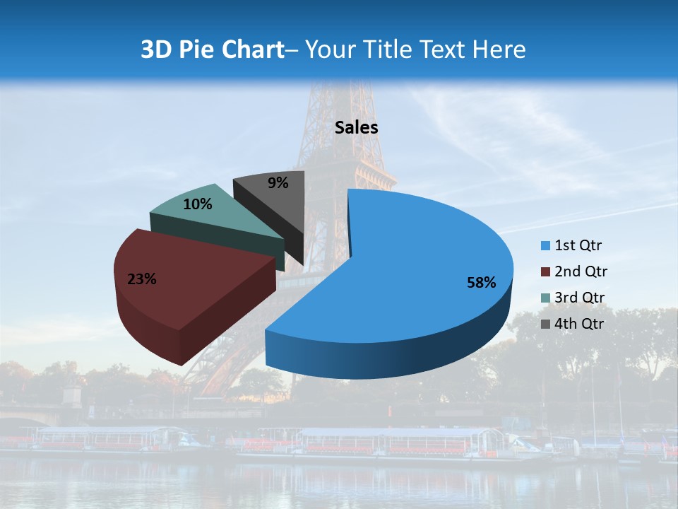 Bateau France Tourisme PowerPoint Template