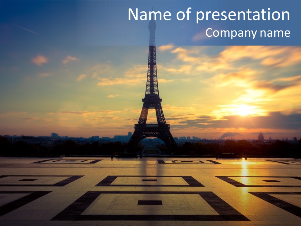 Tour Tourisme Monument PowerPoint Template