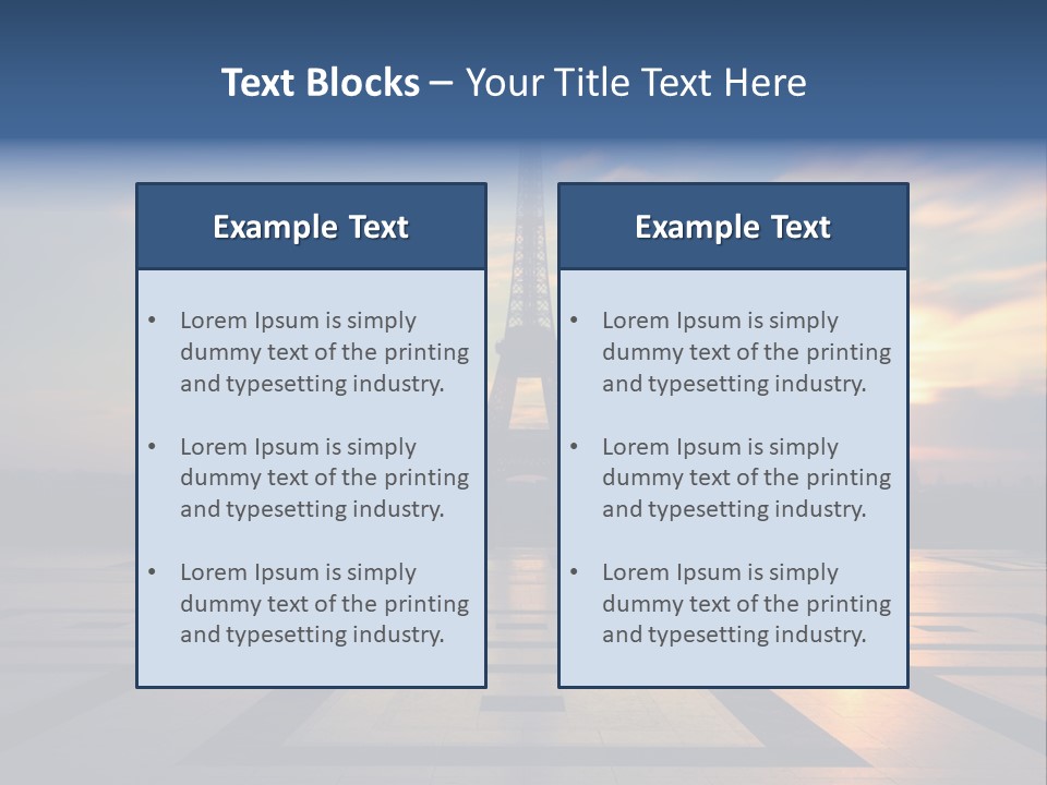 Tour Tourisme Monument PowerPoint Template
