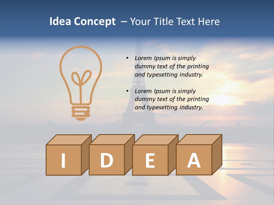 Tour Tourisme Monument PowerPoint Template