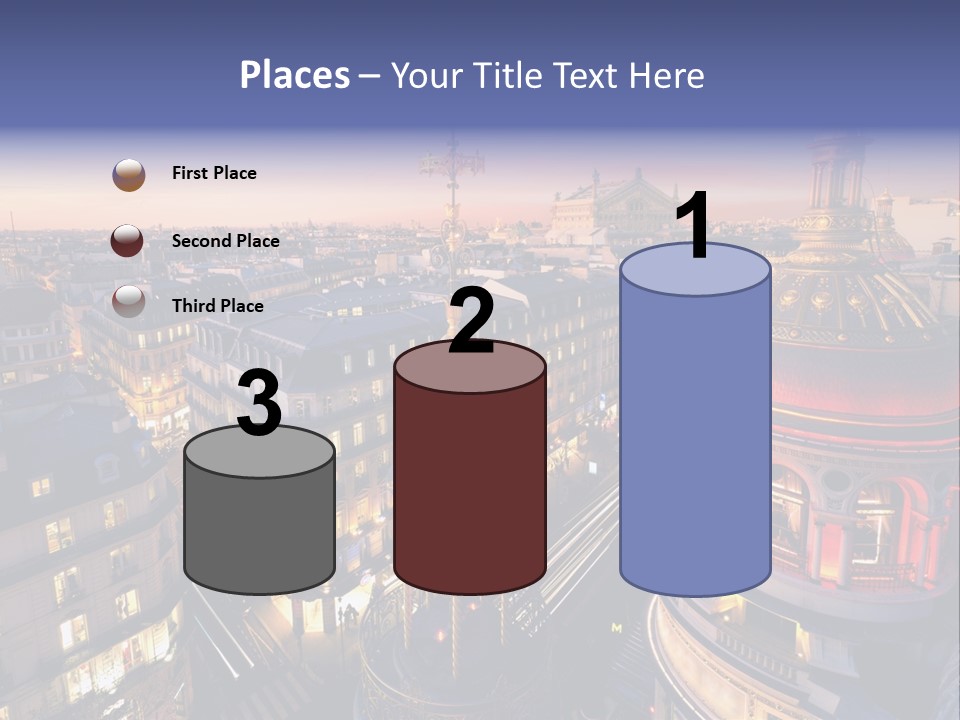 Capitale Coupole Touriste PowerPoint Template