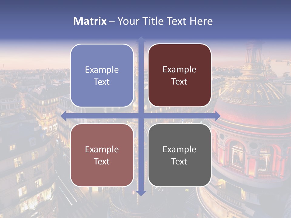 Capitale Coupole Touriste PowerPoint Template