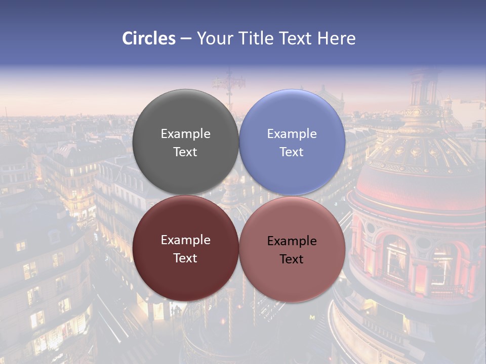 Capitale Coupole Touriste PowerPoint Template