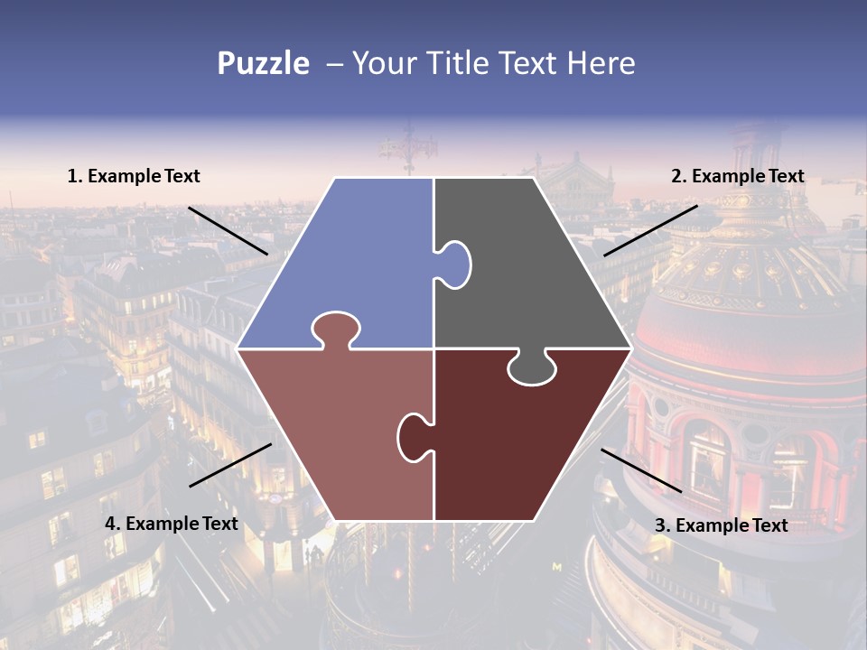 Capitale Coupole Touriste PowerPoint Template