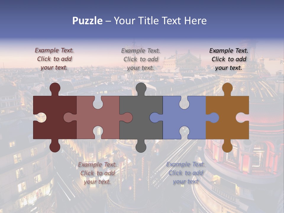 Capitale Coupole Touriste PowerPoint Template