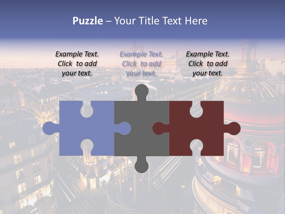 Capitale Coupole Touriste PowerPoint Template