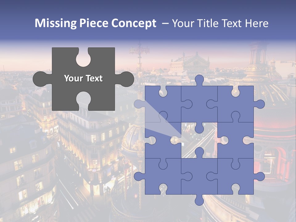 Capitale Coupole Touriste PowerPoint Template