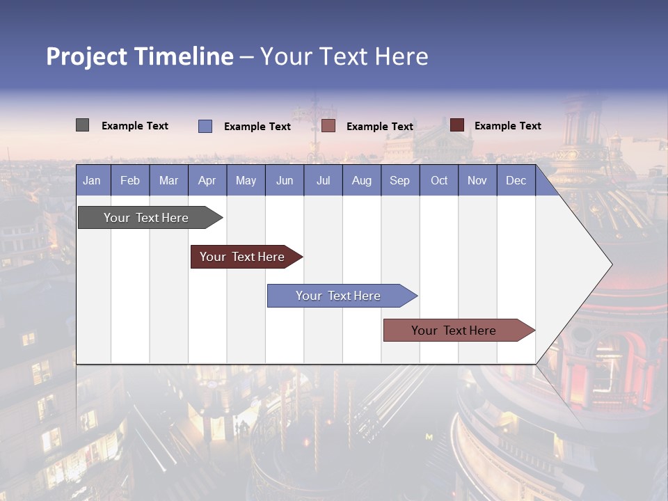 Capitale Coupole Touriste PowerPoint Template