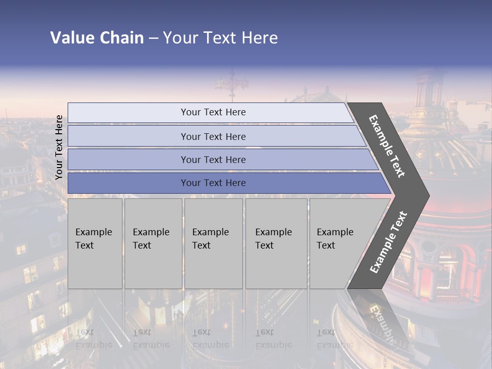 Capitale Coupole Touriste PowerPoint Template