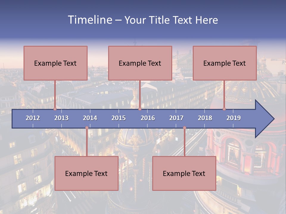 Capitale Coupole Touriste PowerPoint Template