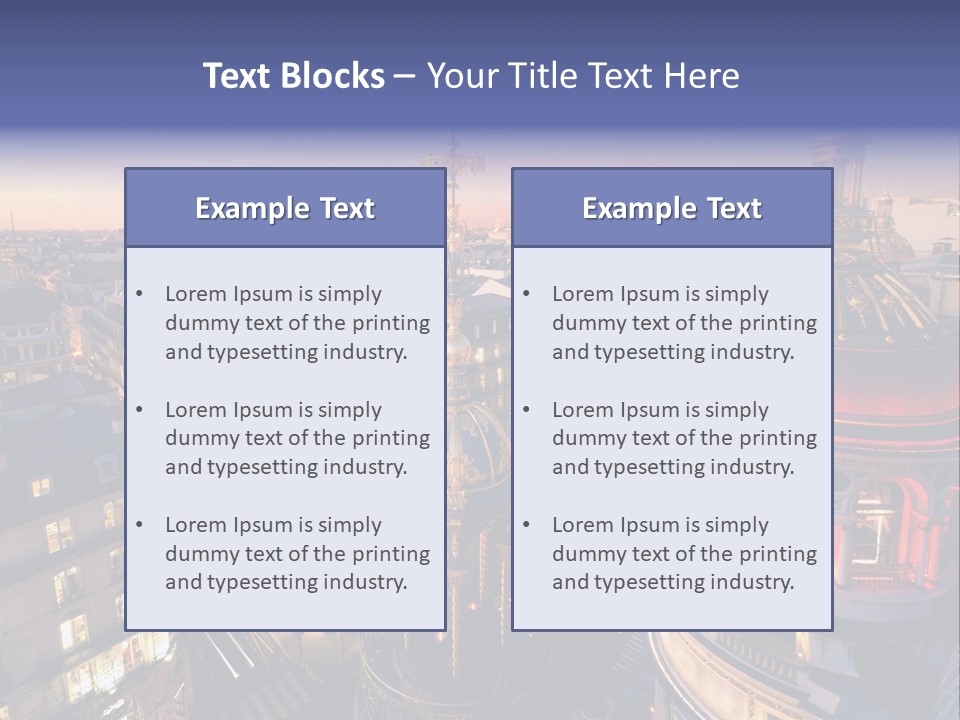 Capitale Coupole Touriste PowerPoint Template