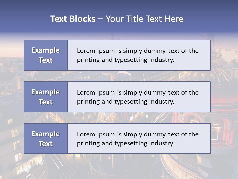 Capitale Coupole Touriste PowerPoint Template