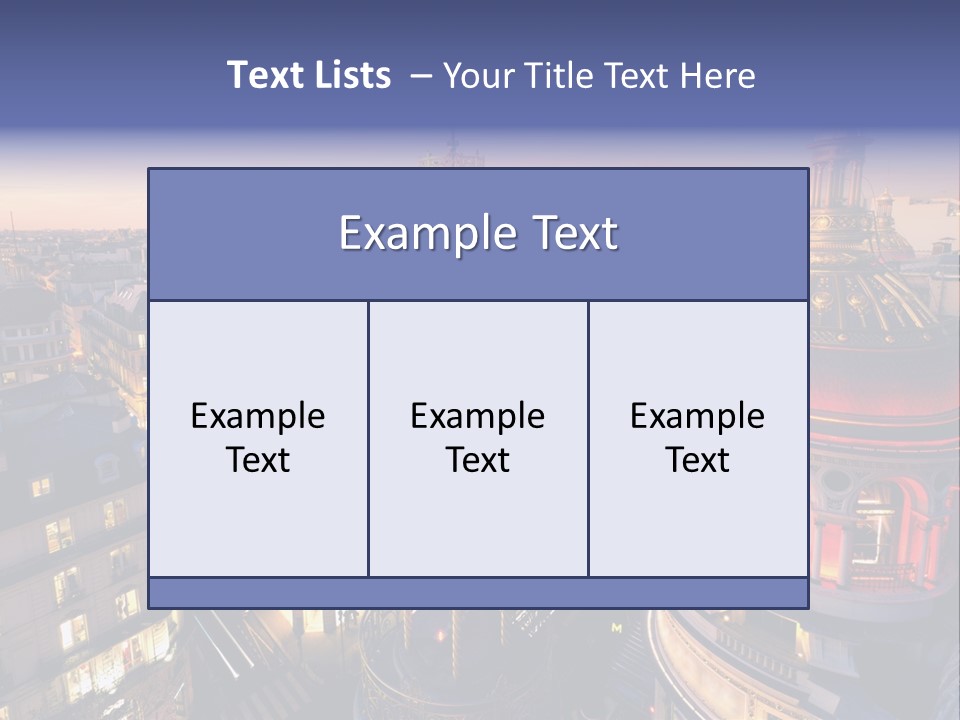 Capitale Coupole Touriste PowerPoint Template