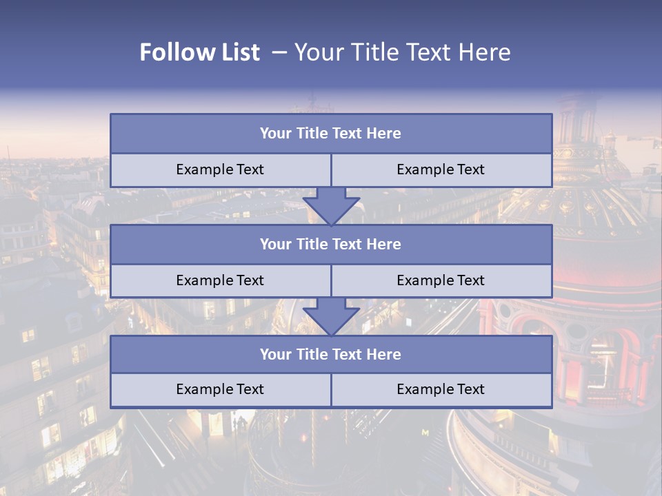 Capitale Coupole Touriste PowerPoint Template