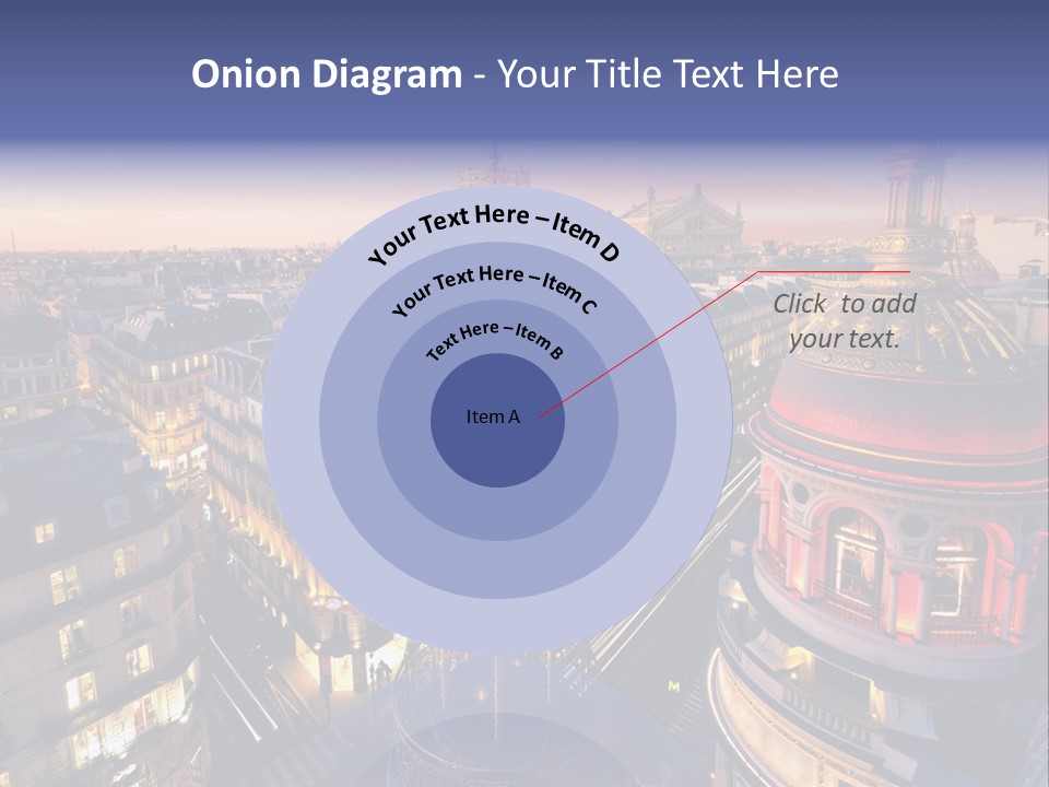 Capitale Coupole Touriste PowerPoint Template