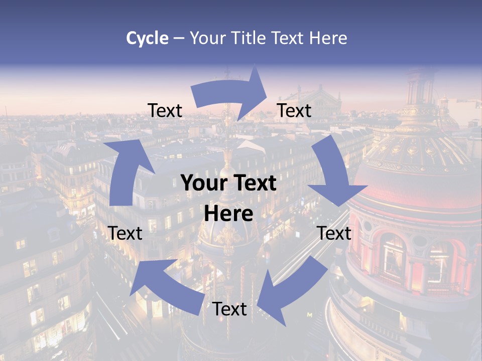 Capitale Coupole Touriste PowerPoint Template