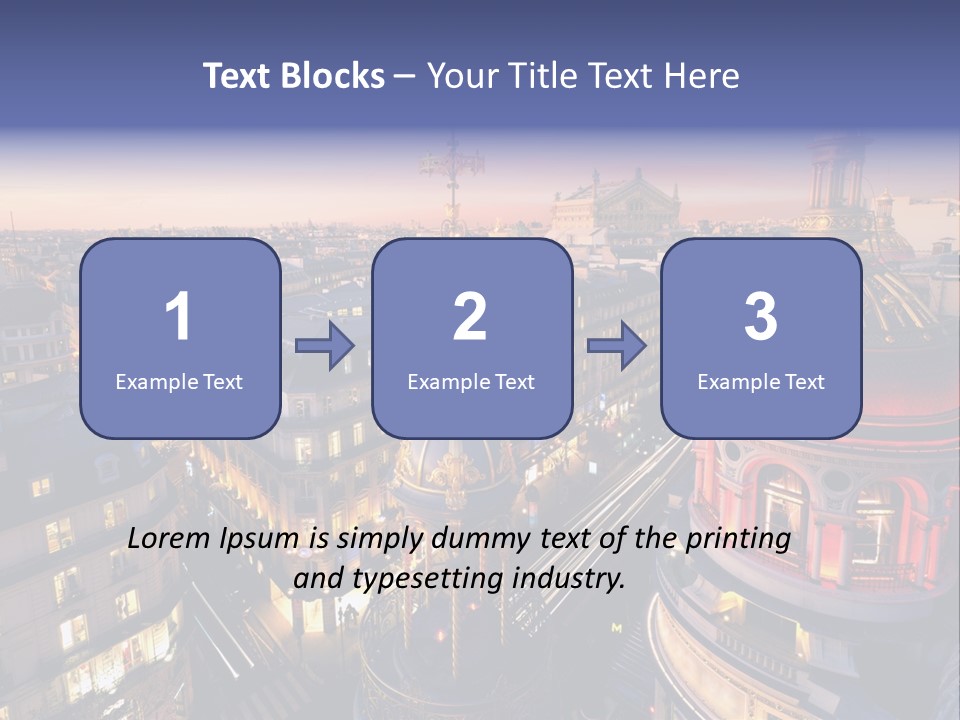 Capitale Coupole Touriste PowerPoint Template