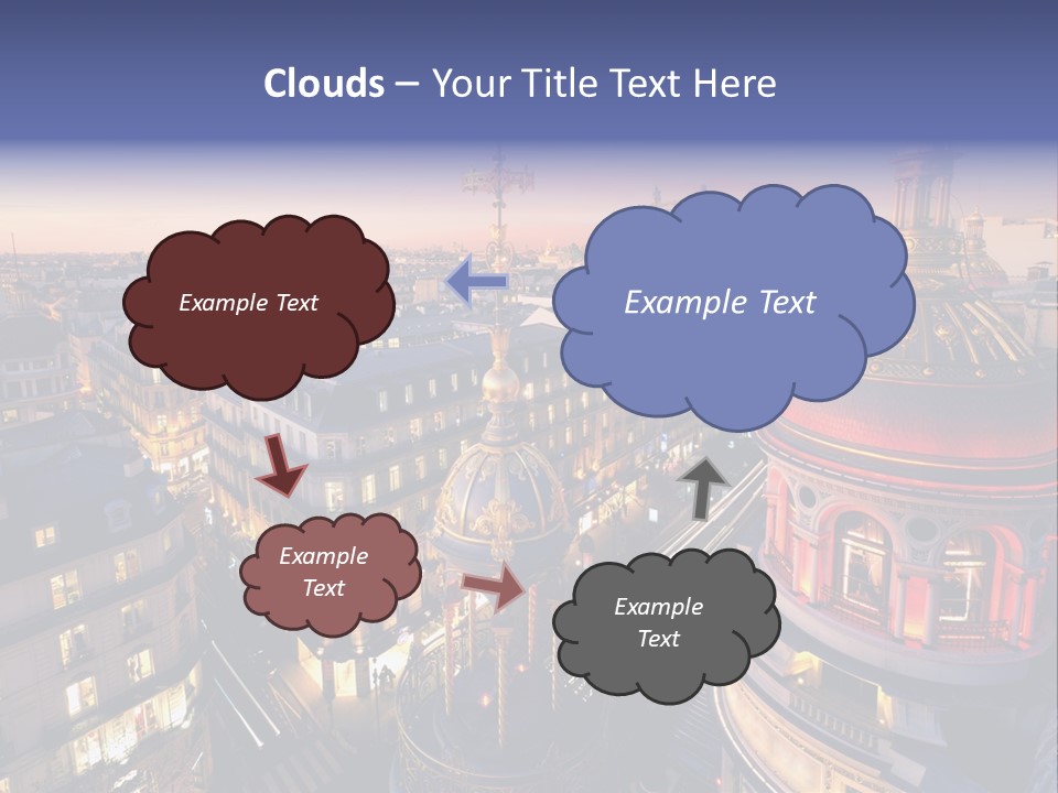 Capitale Coupole Touriste PowerPoint Template