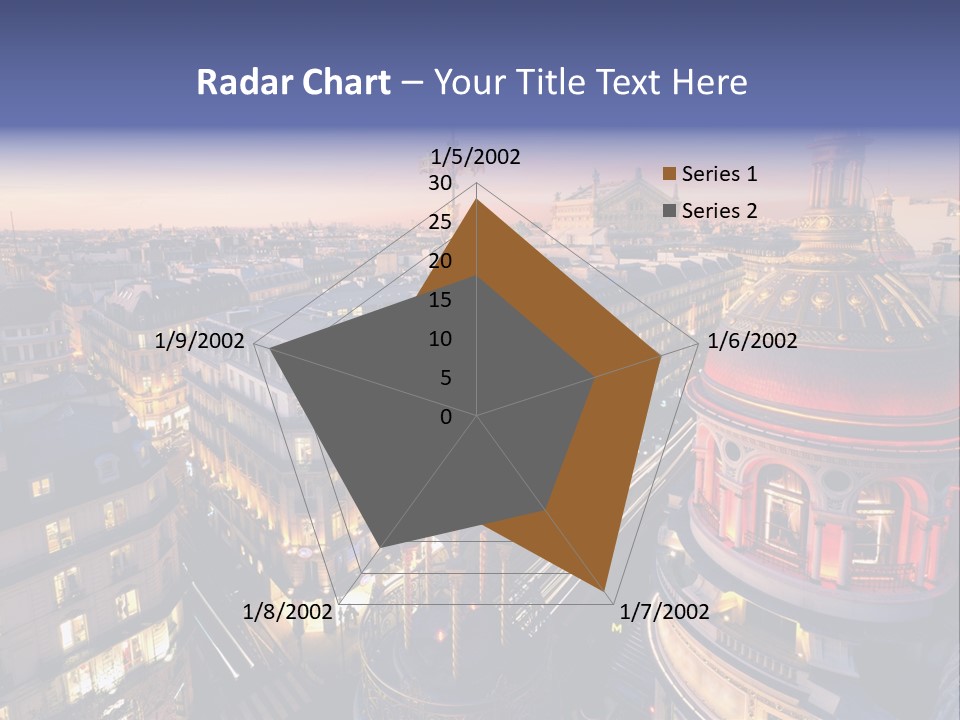 Capitale Coupole Touriste PowerPoint Template