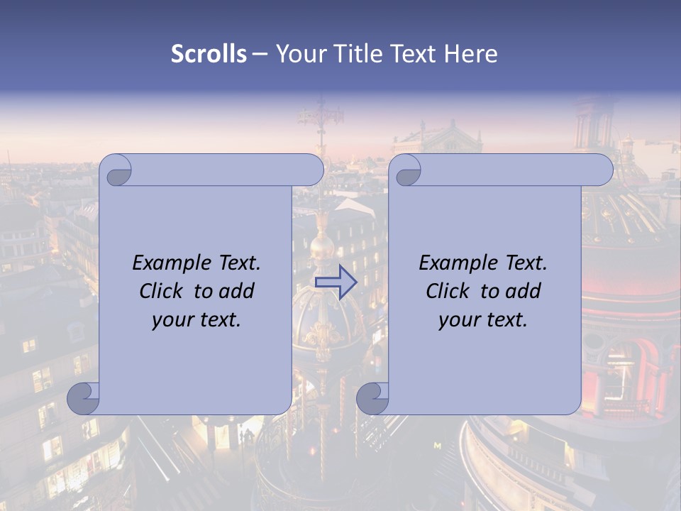 Capitale Coupole Touriste PowerPoint Template