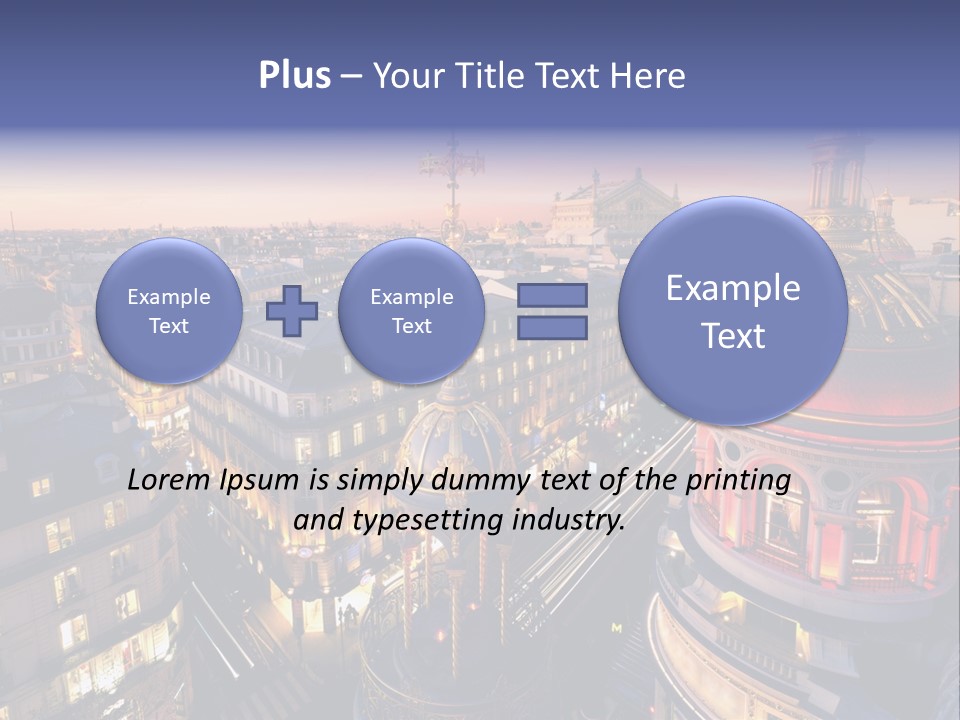 Capitale Coupole Touriste PowerPoint Template