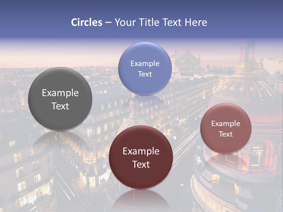 Capitale Coupole Touriste PowerPoint Template