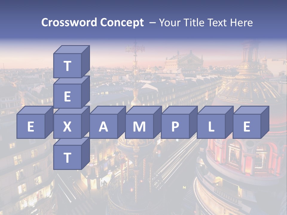 Capitale Coupole Touriste PowerPoint Template