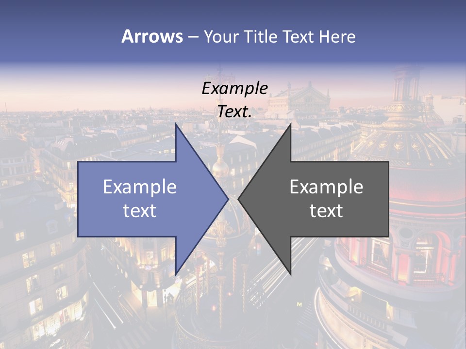 Capitale Coupole Touriste PowerPoint Template