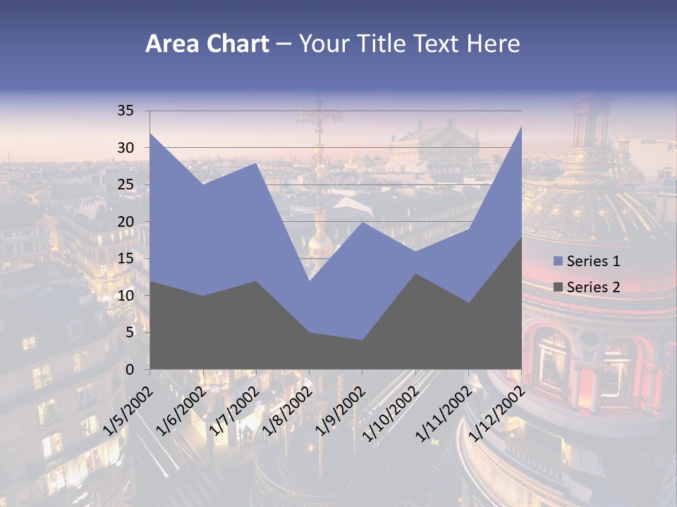 Capitale Coupole Touriste PowerPoint Template