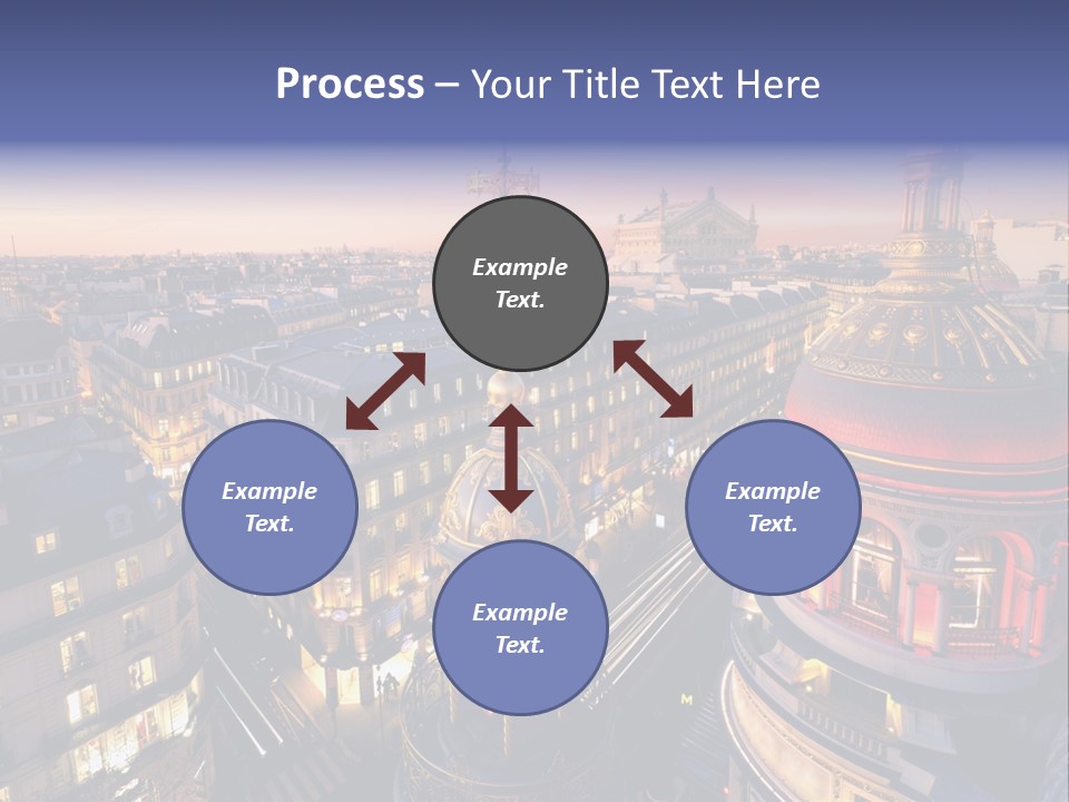 Capitale Coupole Touriste PowerPoint Template