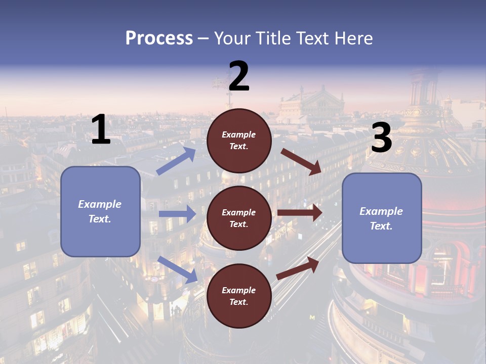 Capitale Coupole Touriste PowerPoint Template