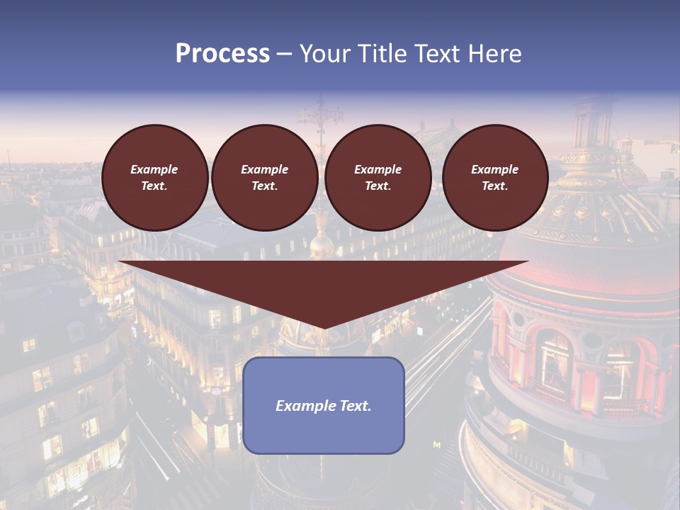 Capitale Coupole Touriste PowerPoint Template