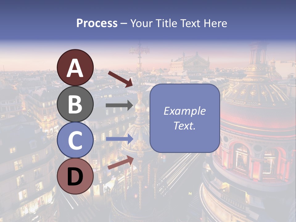 Capitale Coupole Touriste PowerPoint Template