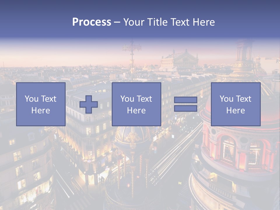 Capitale Coupole Touriste PowerPoint Template