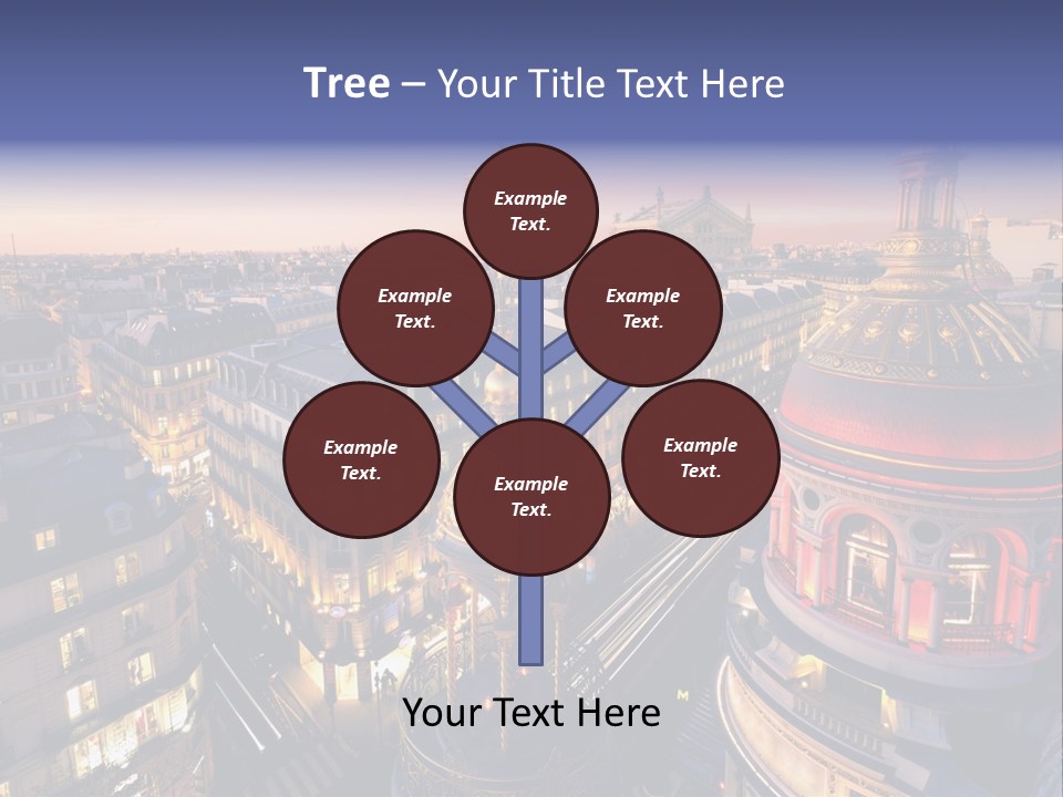 Capitale Coupole Touriste PowerPoint Template