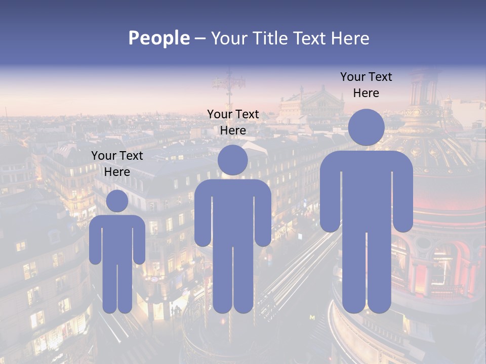 Capitale Coupole Touriste PowerPoint Template