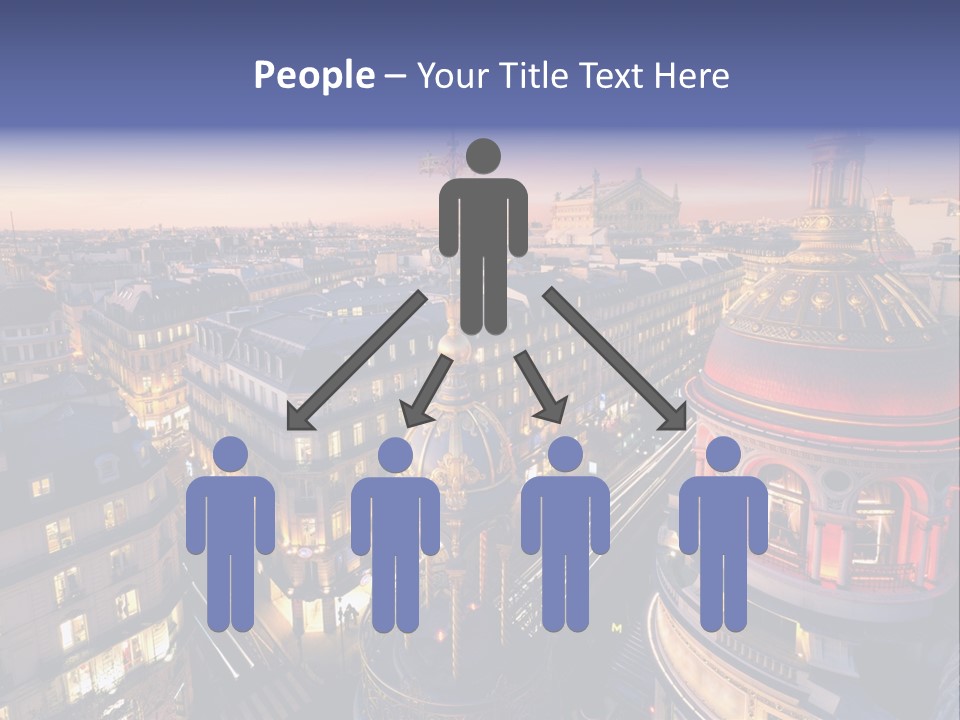 Capitale Coupole Touriste PowerPoint Template