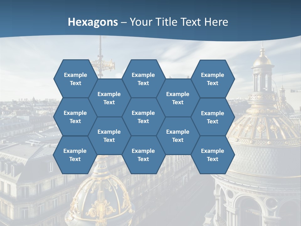 France Touriste Sculpture PowerPoint Template