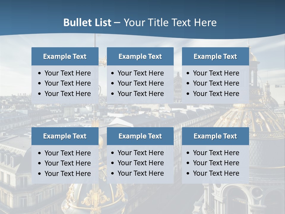 France Touriste Sculpture PowerPoint Template